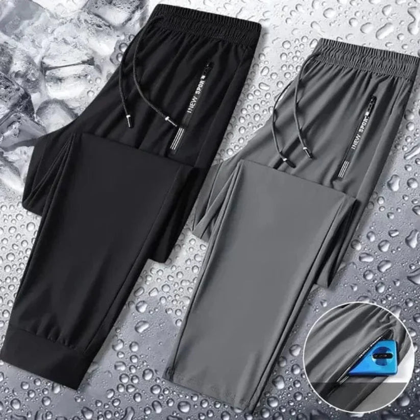 ✨HOT SELL 50% Off TODAY✨LIMITED OFFER🔥| Pack of 3 Offer 😍 Premium Lycra Men's Track Pants | Black, Blue & Grey