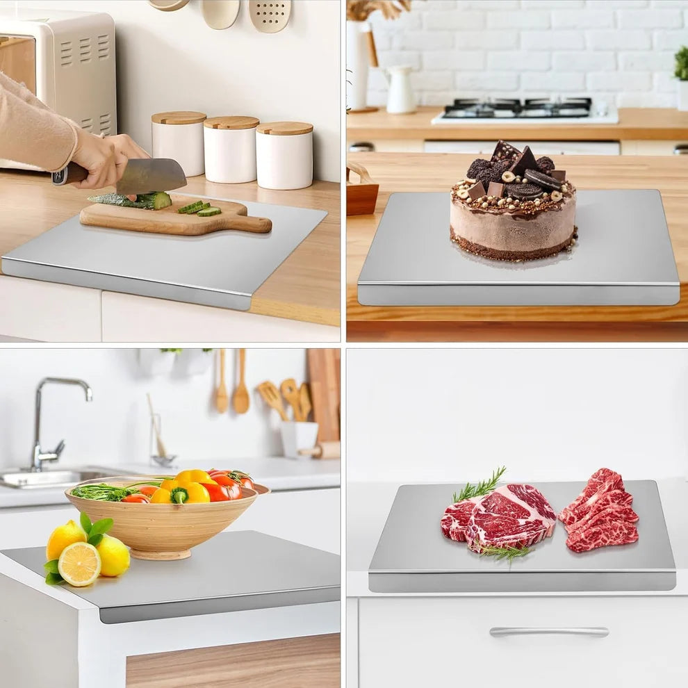 ✨HOT SELL 50% Off TODAY✨LIMITED OFFER🔥| Stainless Steel Counter Top Chopping Board
