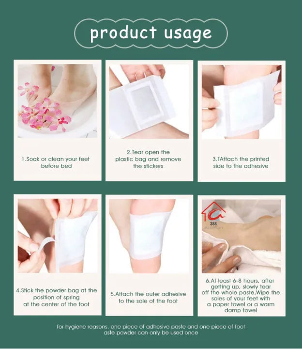 ✨HOT SELL 57% Off TODAY✨ 100% Herbal & Gentle Ingredient Detox Foot Pads