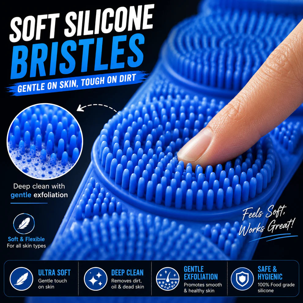 ✨HOT SELL✨ Premium Silicone Bath Brush 🎁 PACK OF 2🎁