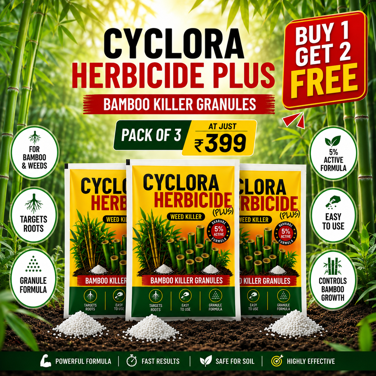 ✨HOT SELL 60% Off TODAY✨LIMITED OFFER🔥| CYCLORA HERBICIDE GRANULES |🔥BUY 1 GET 2 FREE🔥