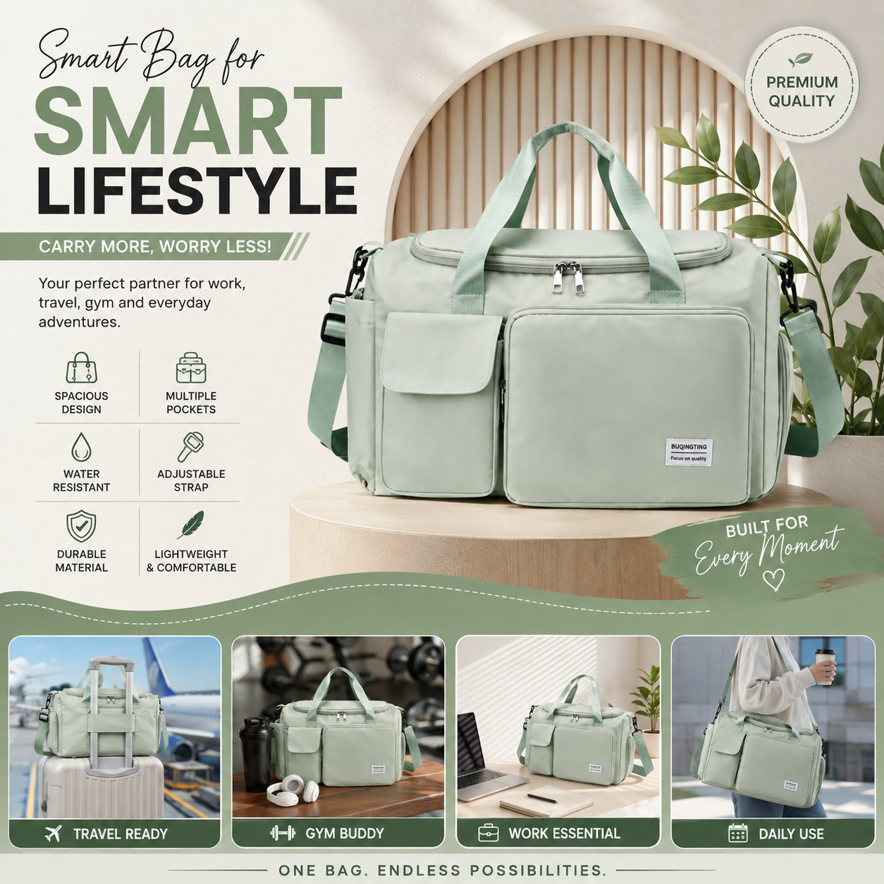 ✨HOT SELL 50% Off TODAY✨LIMITED OFFER🔥| TravelMate™ | Large Capacity Multi-Pocket Travel Bag