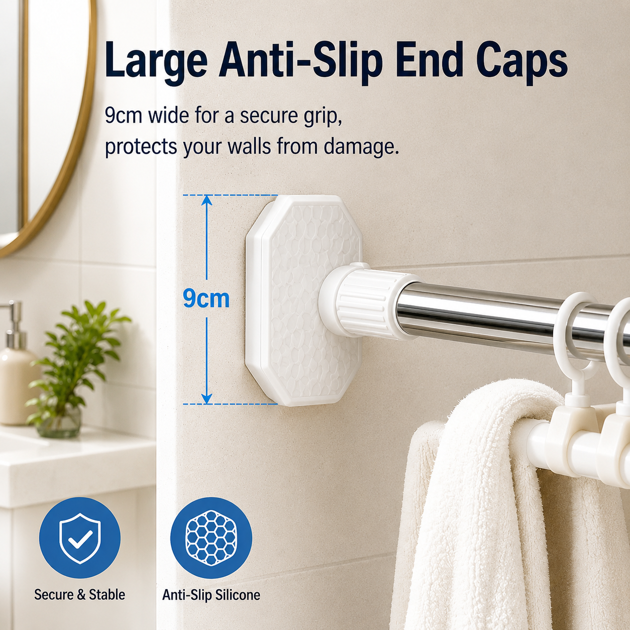 Drill-Free Length Adjustable Multipurpose Rod