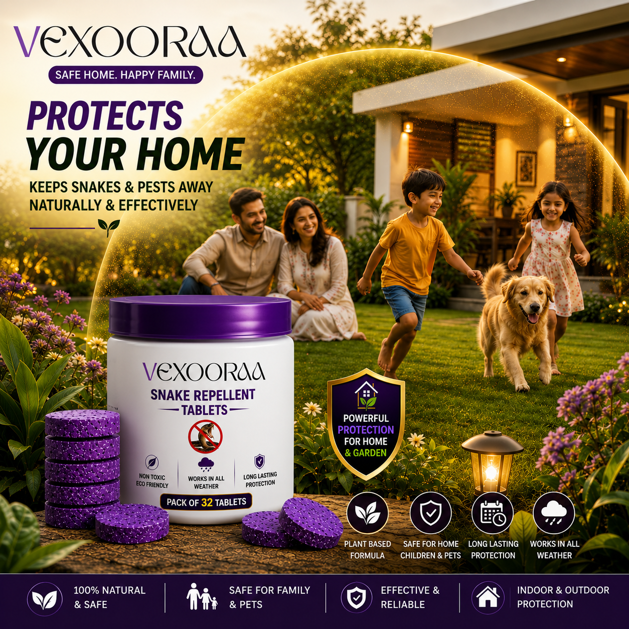 💥Powerful Protection Snake Repellent Tablets for Home, Farm & Garden | Instant Action Formula🔥Buy 1 Get 1 Free🔥