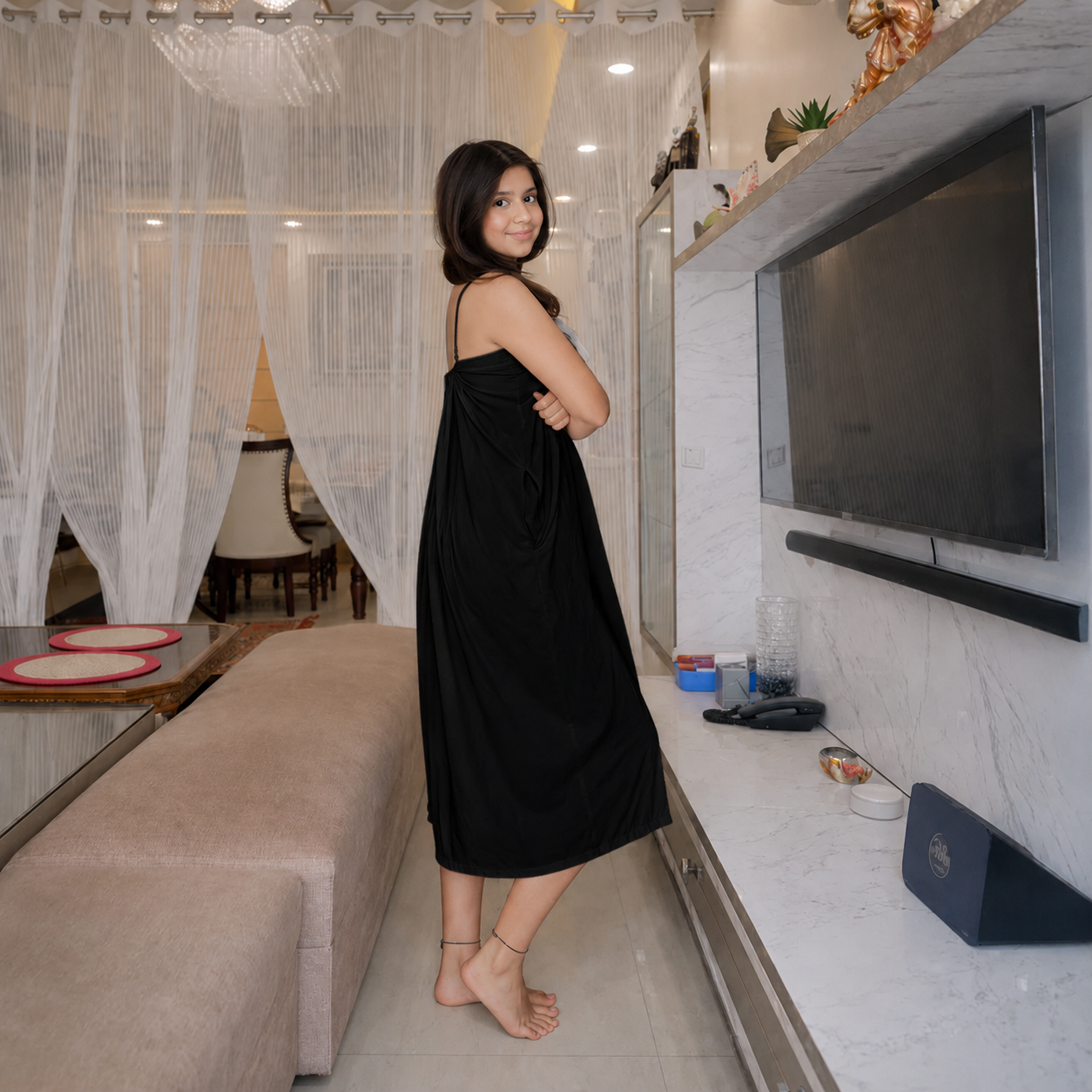 ✨HOT SELL 50% Off Today ✨ Women's Flowy Night Dress | Soft Sleeveless Lounge Maxi Dress👗