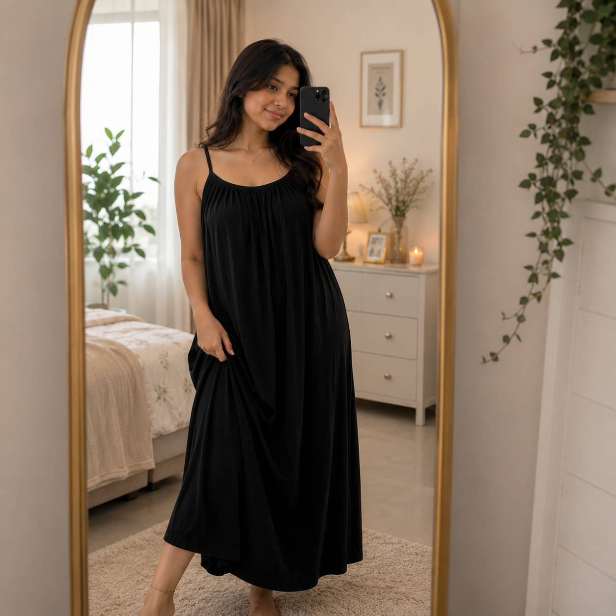 ✨HOT SELL 50% Off Today ✨ Women's Flowy Night Dress | Soft Sleeveless Lounge Maxi Dress👗