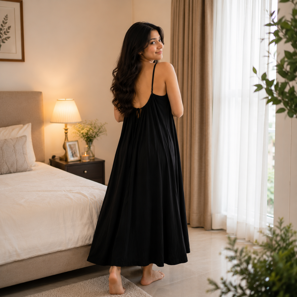 ✨HOT SELL 50% Off Today ✨ Women's Flowy Night Dress | Soft Sleeveless Lounge Maxi Dress👗