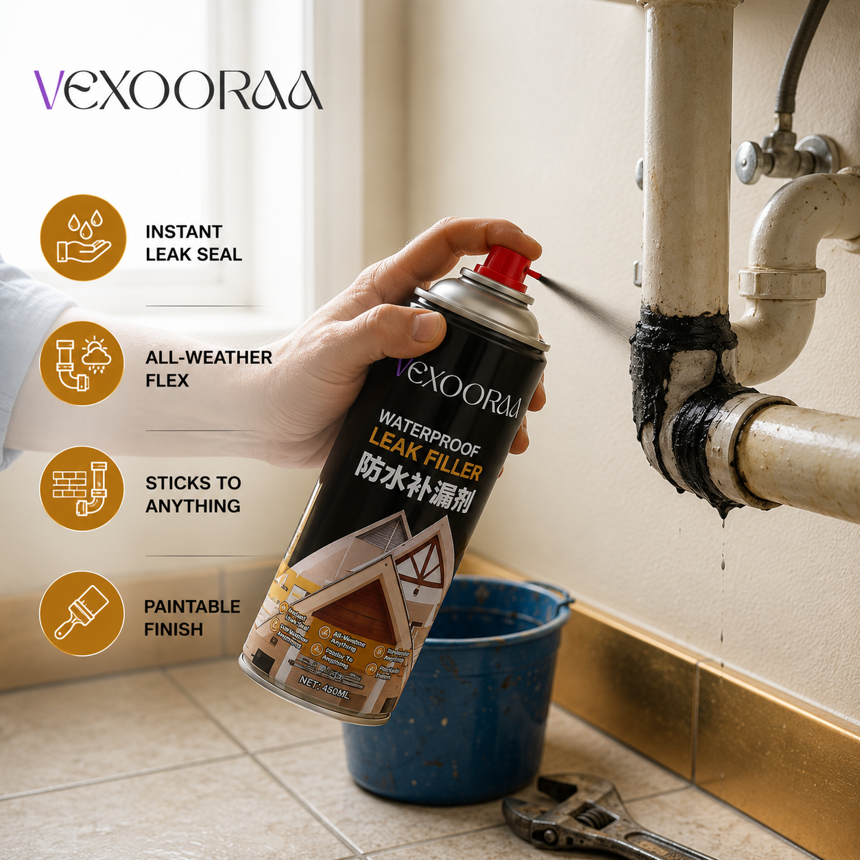 ✨HOT SELL 50% Off Today✨ Waterproof Sealant for Roof & Leak Repair