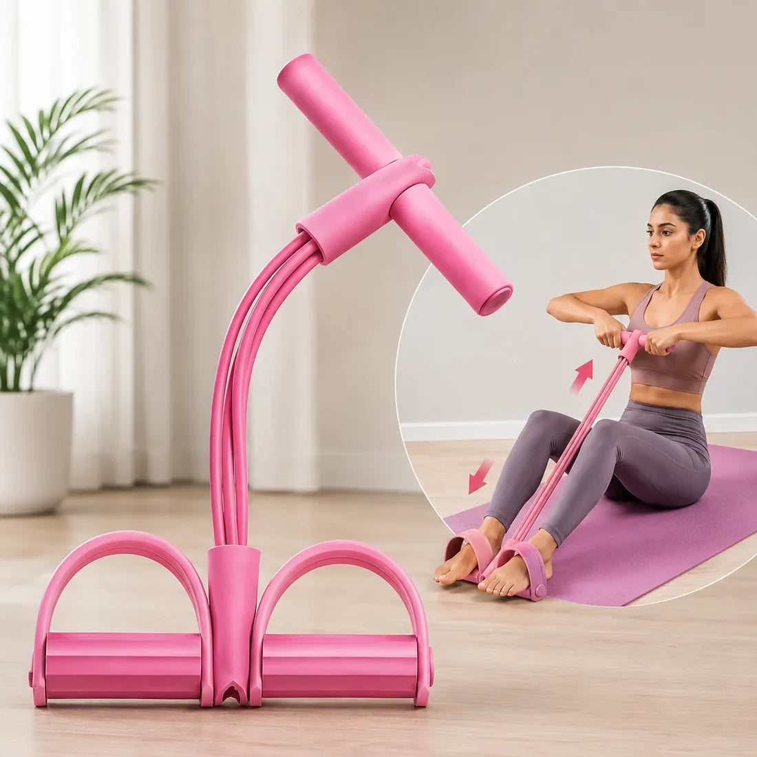 ✨HOT SELL 50% Off TODAY✨LIMITED OFFER 🔥Pull Reducer Yoga Pedal Puller Resistance Bands (4-Tube)