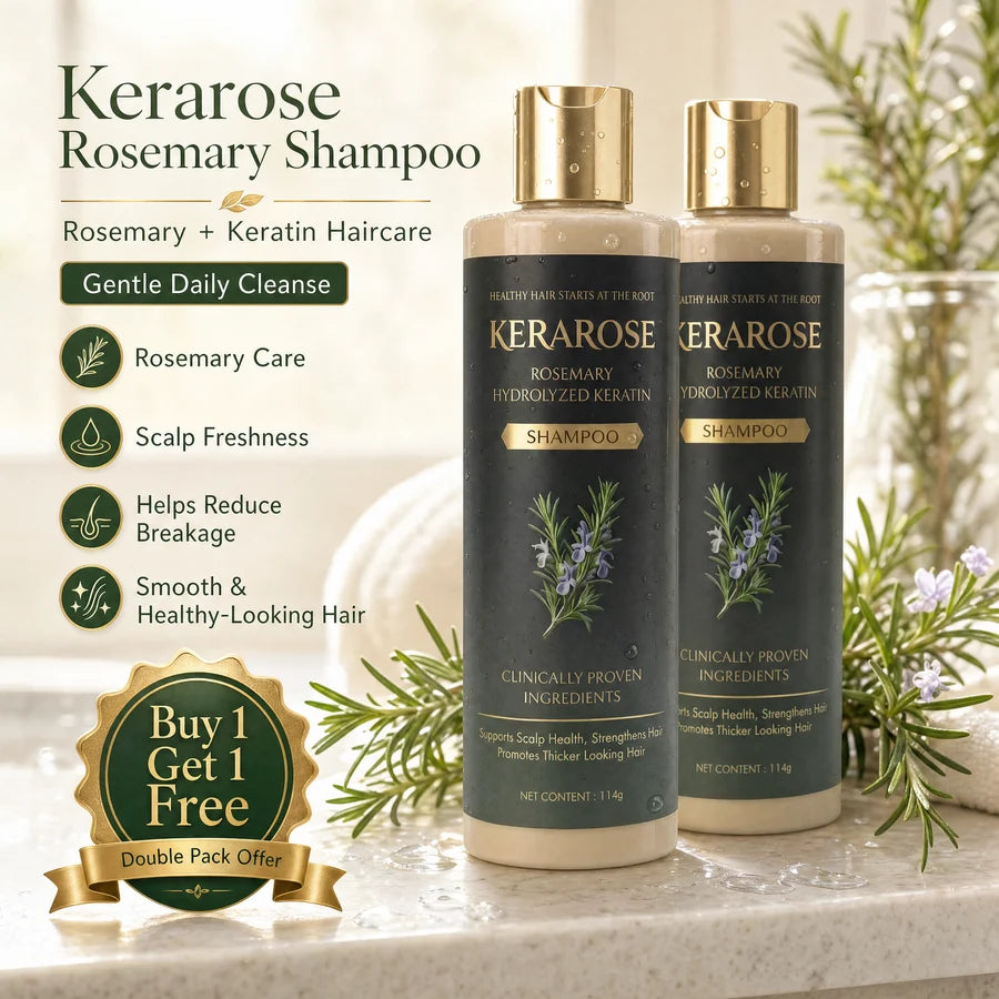 ✨HOT SELL 50% Off TODAY✨ BUY 1 GET 1 FREE ✨ LIMITED OFFER❄️💆| Kerarose Rosemary Shampoo For Hair Growth