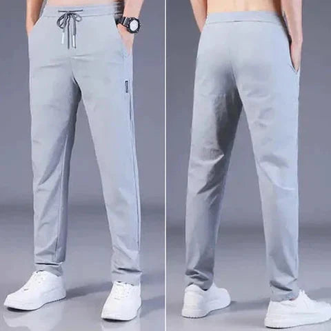 ✨HOT SELL 50% Off TODAY✨LIMITED OFFER🔥| Pack of 3 Offer 😍 Premium Lycra Men's Track Pants | Black, Blue & Grey