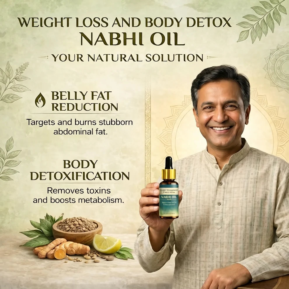 ✨HOT SELL 60% Off TODAY✨LIMITED OFFER🔥| Weight Management and Body Detox Nabhi Oil (100% Ayurvedic)