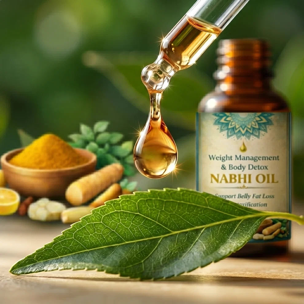 ✨HOT SELL 60% Off TODAY✨LIMITED OFFER🔥| Weight Management and Body Detox Nabhi Oil (100% Ayurvedic)
